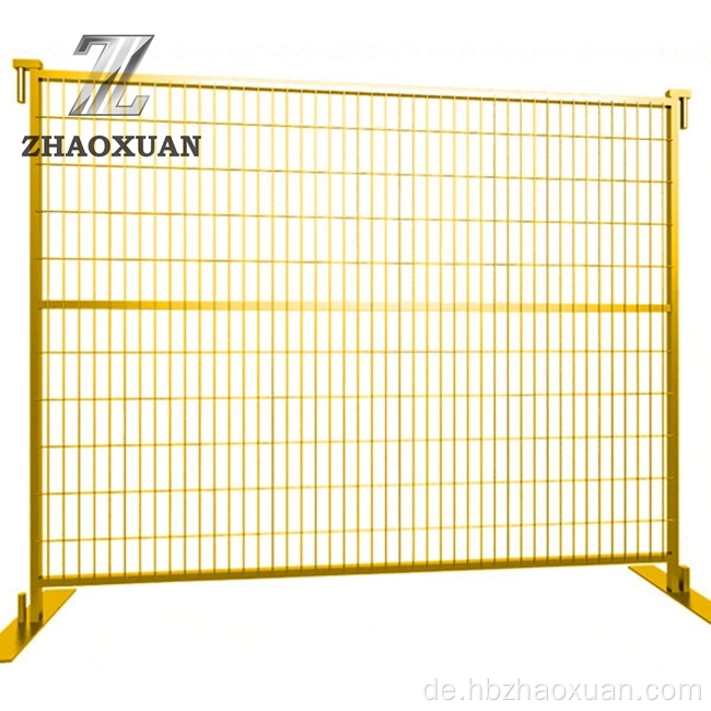 Hoher Standard -verzinkter /pulverbeschichteter temporärer Zaun