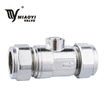 Chrome Plated Locking Isolation PEX Washing Machine Valve