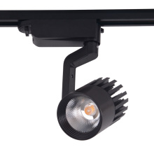 COB 15W 6000K black track light