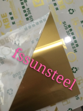 304 color sheets NO.4 GOLD Anti finger print