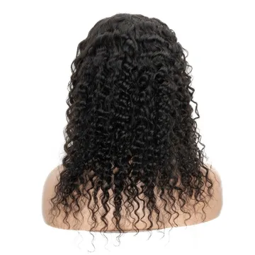 High Quality Short Bob Wigs 4x4 Lace Closure Brazilian Curly Wave Lace  Human Hair Curly Bob Wigs for Black Women