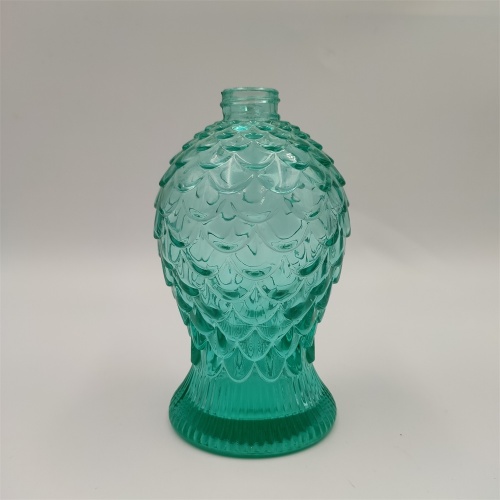 Blue color embossed glass bathroom  accessories