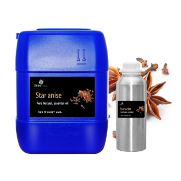 wholesale top grade 100% Organic natural food flavor Oil star anise essential oil anise oil for food additives
