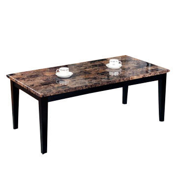 Dining table with solid wood