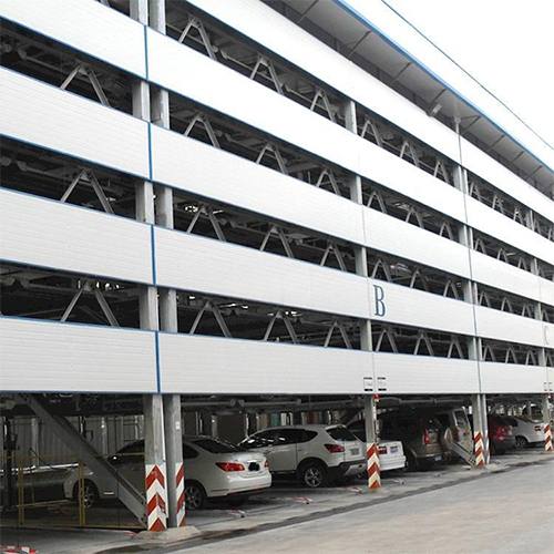 Six Layer Lifting and Traversing Car Parking System