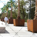 Jardinière de jardin surélevé Corten Metal