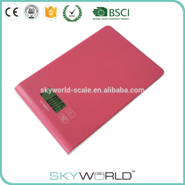 TY3101A plastic digital kitchen scale food diet scale with colorful print