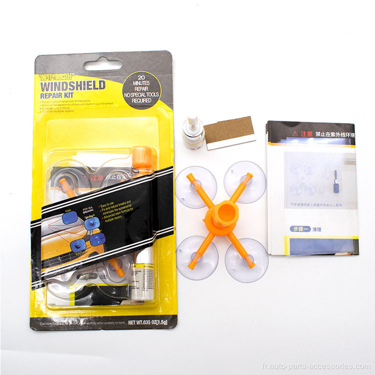 Kit de machines-outils de réparation de voitures en verre de pare-brise automatique