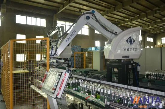 Robotic Bag Palletizer Improve Production Efficency Bag Stacker Machine Mj160