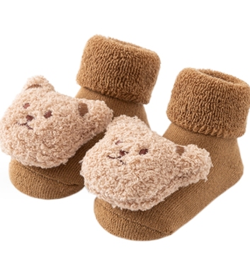 Thickened Wool Circle Baby Socks for Fall and Winter: Non-Slip Floor Socks Suitable for Toddlers