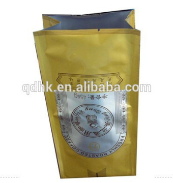 Plastic Coffee Packaging Bag with degassing valve