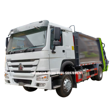 Camion della spazzatura compattatore SINOTRUCK HOWO 12 tonnellate/16CBM
