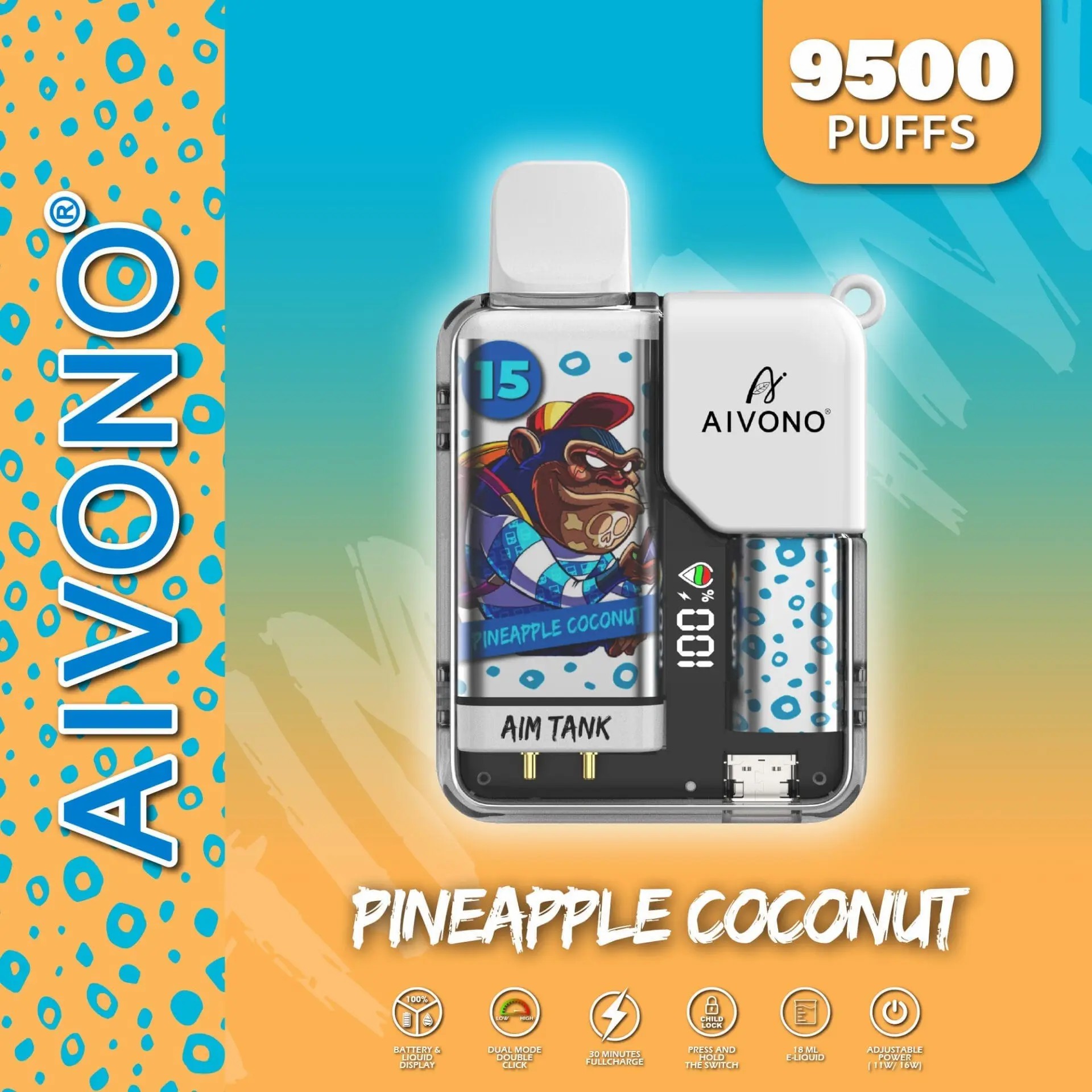 Gudang Aivono Aim Tank 9500 Puff