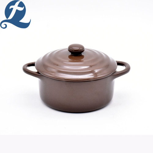 Production Binaural Soup Pot Set with Lid