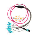 12F MPO-LC PC SX OM4 สายแพทช์ไฟเบอร์