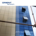 Exterior Aluminum Double Glass Curtain Walls for Building Facade Panels