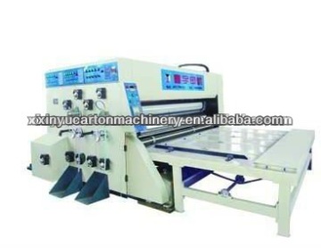 Cardboard box making machinery slotting machine