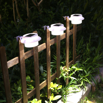 Garden Fence Solar Lights - Waterproof Outdoor Yard Lighting
