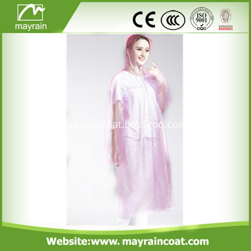 High Quality PE Raincoat Rainwear