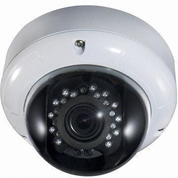 2MP Outdoor Dome HD-SDI Camera, 2.8 to 12mm Lens, 18-piece LED, 15m IR Distance