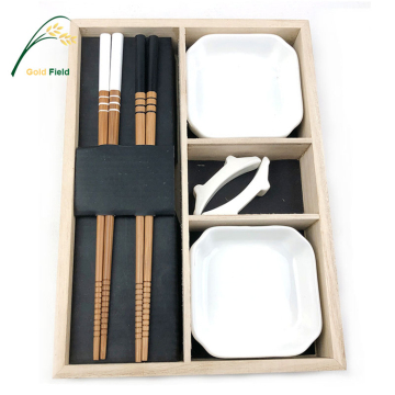 Hadiah Peralatan Makan Korea Kustom Mewah Set dengan Sumpit