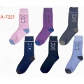 Custom-designed patterned children's socks