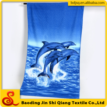 Wholesale Microfiber Bathroom Towel, Fish Design Beach Towel