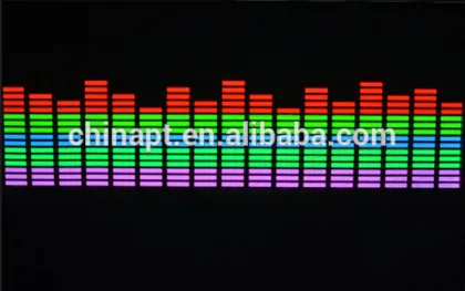 car LED sound control music light music dancing light