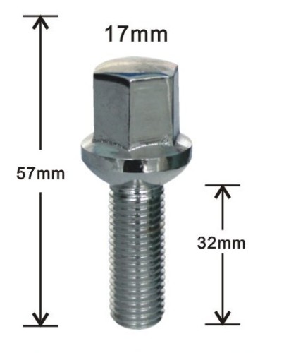 Nhiệt được điều trị bóng chỗ bánh xe bu lông