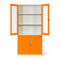 Featheredged Storage Cabinets with Glass Door