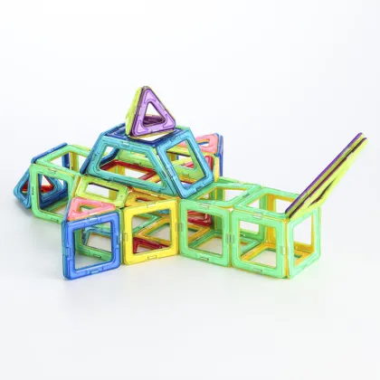 Wholesale DreamBuilder Toy Magnetic Tiles: 120 PCS Creative Magnetic Building Blocks Set - Popular Choice for Mag Wisdom Toys