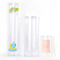 plástico claro PVC PET PP personalizado claro rodada tubo de cilindro de embalagem