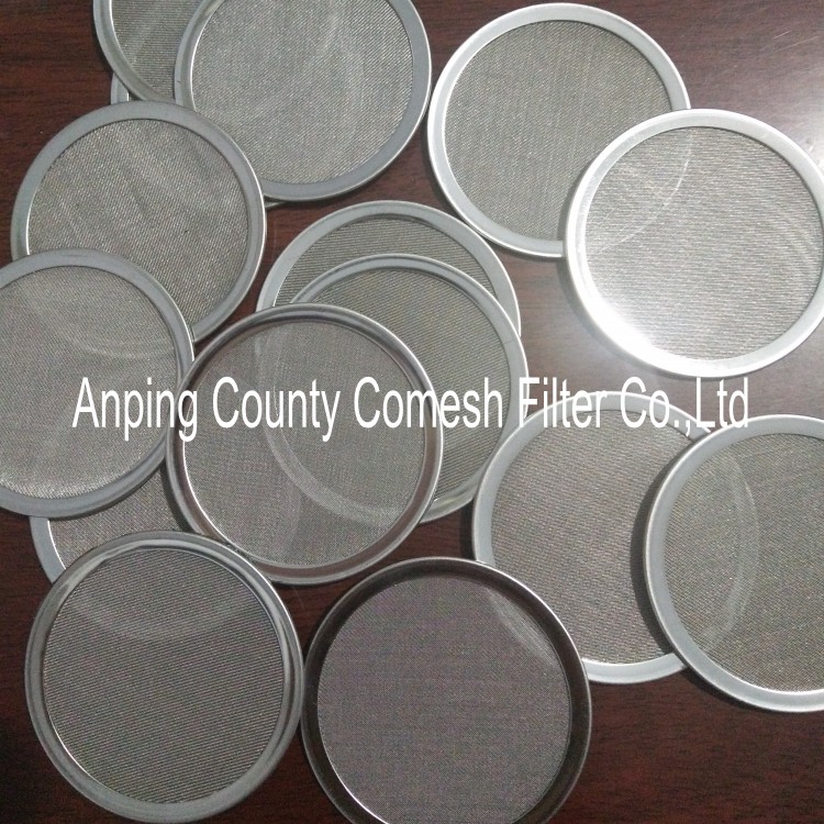 Wrapped Edge Filter Mesh Disc