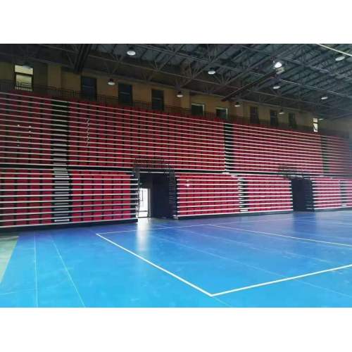 Electric soft seats rectractable bleacher
