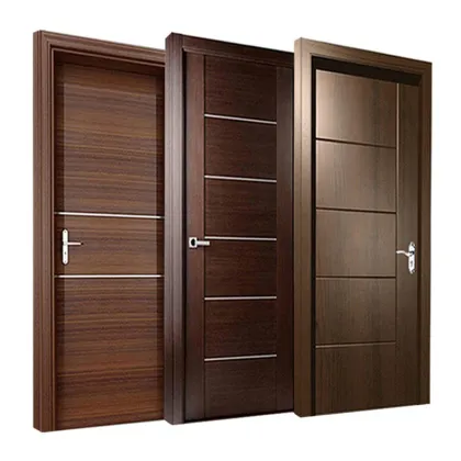 Customized Melamine Wooden Doors for Apartments: Soundproof Interior Wood Doors