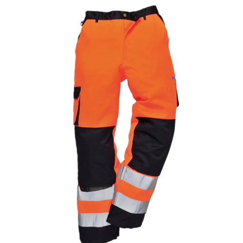 Work place safety waterproof reflective pants