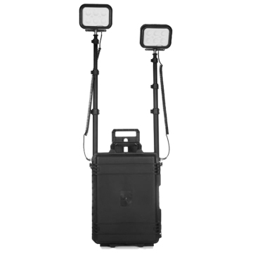 2x 40W Super Bright Portable Rechargeable LED Work Light for Remote Areas