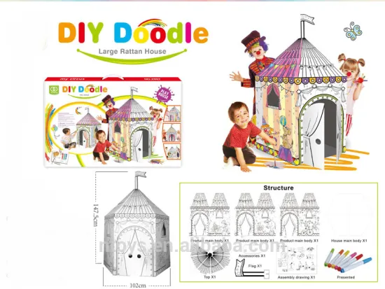 Kids DIY Painting Paper 3D DIY Doodle