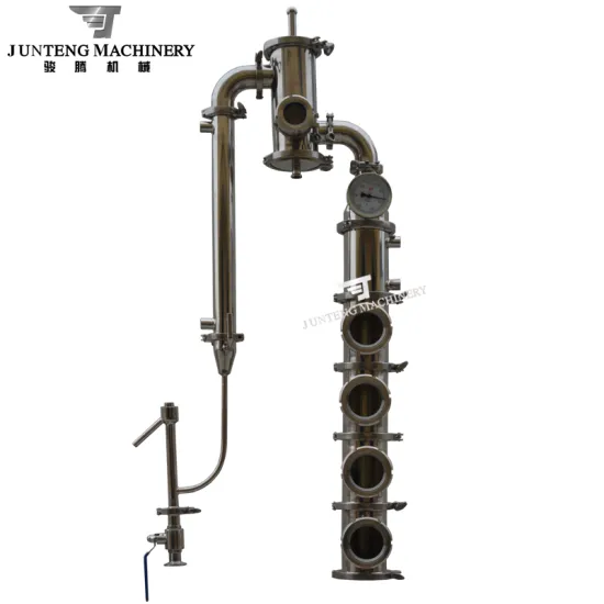 Reflux Still Column with Gin Basket for Moonshine Distillation: Made of SS304 Stainless Steel