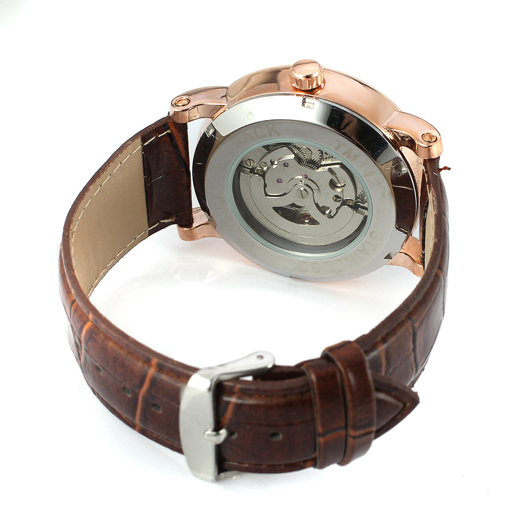 Leather belt wrist Automatic Mens Casual watches