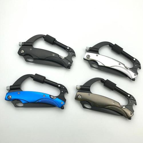 Outdoor Pocket Carabiner Multi Tool