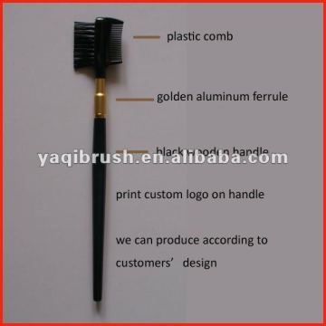 Professional eyebrow comb makeup brush