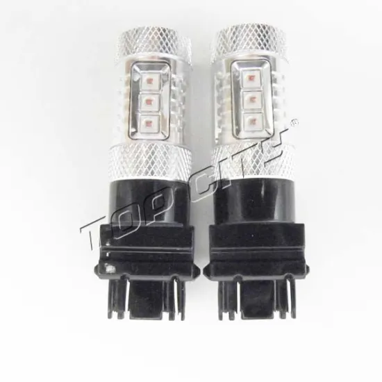 3157 T25 80W Red 10 LEDs Turn Signal Bulb High Power Stop Reverse light DC 12V