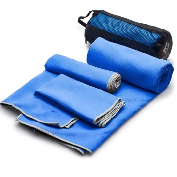 Serviette de gym de camping de voyage en microfibre en daim