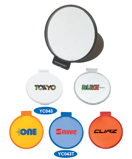 Promotional Round Plastic Makeup Mirrors