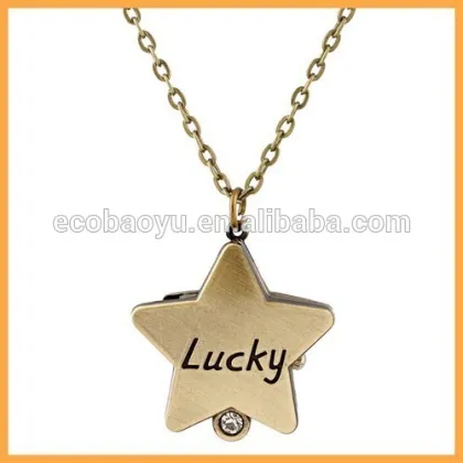Five Point Star Pocket Watch/Retro Pocket Watch/Lucky Style Watch/Creative Pocket Watch Wholesale