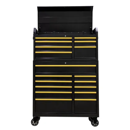 Golden Tool Chest and Roller Cabinet Combo