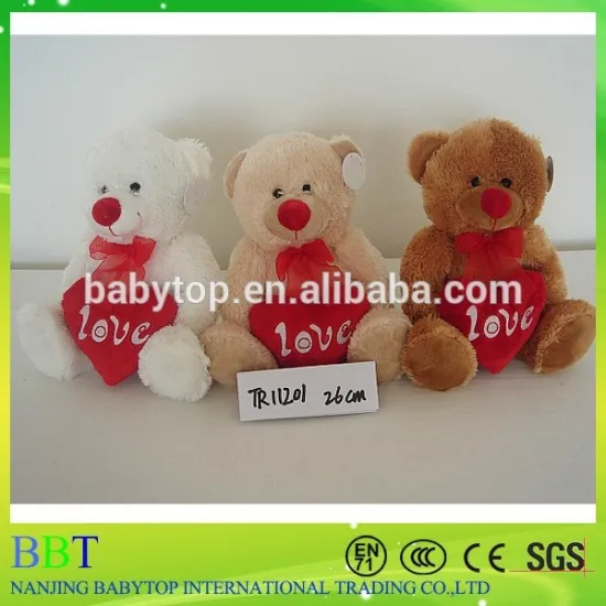 Valentine plush red teddy bear birthday gift toys