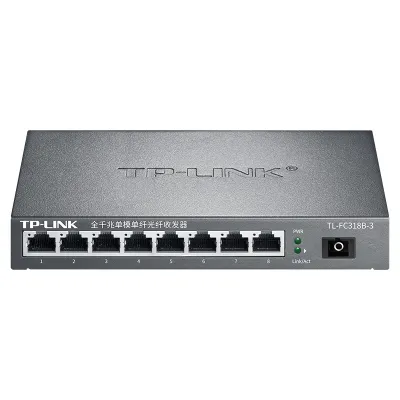 TP-LINK Original TL-FC318B-3 Fiber Media Converter - Industrial RJ45 GPON Gigabit Ethernet Fiber Switch
