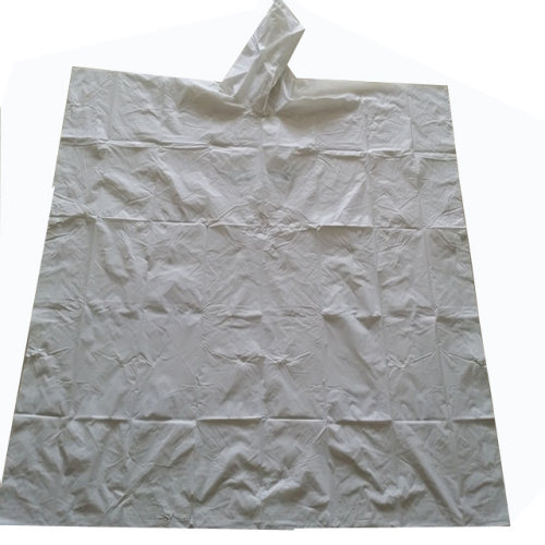 Poncho antipioggia monouso ecologico in materiale compostabile